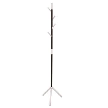 V-Part Standing Coat Rack with 4 Hooks - Stylish Hall Stand