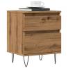  Bedside Cabinets 2 pcs Artisan Oak 40x35x50 cm Engineered Wood Colour artisan oak Quantity in Package 2 