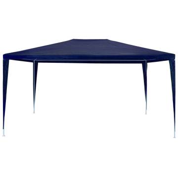 Party Tent 3x4 m PE Blue - Perfect for Outdoor Gatherings