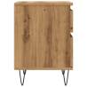 Trendy Artisan Oak Bedside Cabinets - 2 pcs | HipoMarket