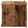 Wall-mounted Bedside Cabinet Old Wood - Space Saver 40x32cm