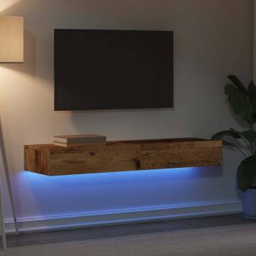 LED TV Cabinets in Old Wood - Stylish & Practical | HipoMarket