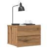  Wall-mounted Bedside Cabinet Artisan Oak 40x32x30 cm Colour artisan oak Quantity in Package 1 