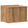 Wall-Mounted Bedside Cabinet Artisan Oak - 40x32x30 cm