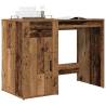 Elegant Old Wood Desk - 100x49x75 cm Engineered Wood