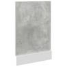 Concrete Grey Dishwasher Panel - 45x3x67 cm | Hipo Market