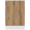 Artisian Oak Dishwasher Panel - 45x3x67 cm | Hipomarket UK