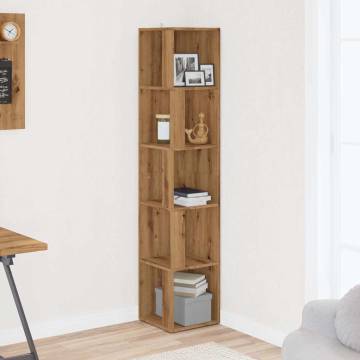 Corner Cabinet Artisan Oak - Space-Saving & Stylish Storage