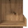 Bar Table with Storage Rack - Artisan Oak 100x50x101.5 cm