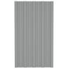 Galvanised Steel Roof Panels - 36 pcs Grey 80x45 cm | HipoMarket