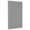 Galvanised Steel Roof Panels - 36 pcs Grey 80x45 cm | HipoMarket