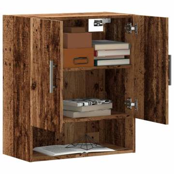 Wall Cabinet Old Wood 60x31x70 cm | Durable Engineered Wood