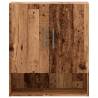 Wall Cabinet Old Wood 60x31x70 cm | Durable Engineered Wood