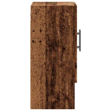 Wall Cabinet Old Wood 60x31x70 cm | Durable Engineered Wood