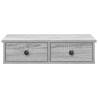 Wall Shelf with Drawers Grey Sonoma - Durable & Stylish Storage