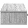 Wall Shelf with Drawers Grey Sonoma - Durable & Stylish Storage