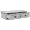 Wall Shelf with Drawers Grey Sonoma - Durable & Stylish Storage