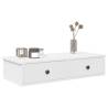  Wall Shelf with Drawers White 80x31x17 cm Engineered Wood Colour white Size 80 x 31 x 17 cm Quantity in Package 1 Number of Pieces 