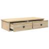 Wall Shelf with Drawers - Sonoma Oak 80x31x17 cm | HipoMarket