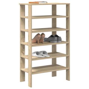 Shoe Rack Sonoma Oak 61x32x105 cm | Stylish Storage Solution