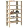  Shoe Rack Sonoma Oak 61x32x105 cm Engineered Wood Colour sonoma oak Quantity in Package 1 Height 105 cm Number of 