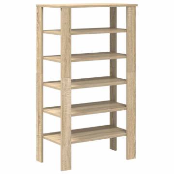 Shoe Rack Sonoma Oak 61x32x105 cm | Stylish Storage Solution