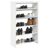  Shoe Rack White 60x25x100 cm Engineered Wood Colour white Quantity in Package 1 Height 100 cm Width 60 cm 