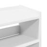 Elegant White Shoe Rack - 60x25x100 cm | HipoMarket