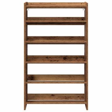 Shoe Rack Old Wood 60x25x100 cm - Stylish & Durable Storage