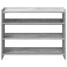 Shoe Rack Grey Sonoma 80x25 cm | Stylish & Durable Storage