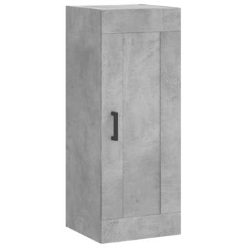 Elegant Concrete Grey Highboard - Stylish Storage Solution