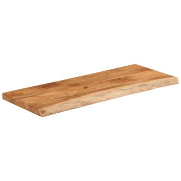 100x40 cm Solid Acacia Wood Live Edge Table Top | Hipomarket