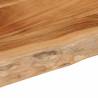 100x40 cm Solid Acacia Wood Live Edge Table Top | Hipomarket