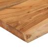 100x40 cm Solid Acacia Wood Live Edge Table Top | Hipomarket