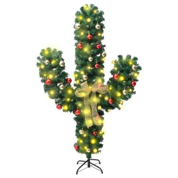 Christmas Cactus with Stand & LED - 210 cm - Eye-Catching Decor