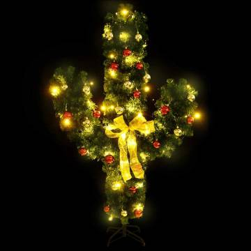 Christmas Cactus with Stand & LED - 210 cm - Eye-Catching Decor