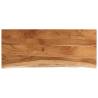 Solid Wood Acacia Bathroom Countertop 140x60 cm | HipoMarket