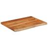 Solid Acacia Wood Bathroom Countertop 70x60 cm | Hipo Market