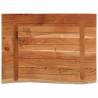 Solid Acacia Wood Bathroom Countertop 70x60 cm | Hipo Market