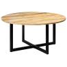 Chic Solid Mango Wood Dining Table 150x73 cm - Unique Design