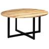 Chic Solid Mango Wood Dining Table 150x73 cm - Unique Design