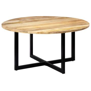 Chic Solid Mango Wood Dining Table 150x73 cm - Unique Design