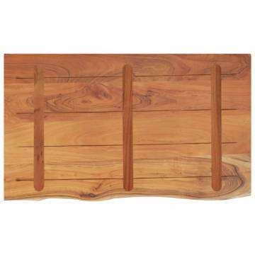 Bathroom Countertop 90x60 cm Solid Acacia Wood | HipoMarket