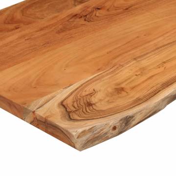 Bathroom Countertop 90x60 cm Solid Acacia Wood | HipoMarket