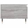 Stylish Grey Sonoma Coffee Table - Durable Engineered Wood