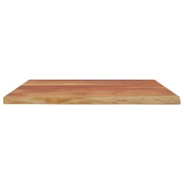 Solid Wood Acacia Desk Top - Live Edge - 100x80 cm