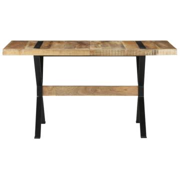 Unique Rough Mango Wood Dining Table - 140x70 cm | HipoMarket