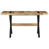 Unique Rough Mango Wood Dining Table - 140x70 cm | HipoMarket