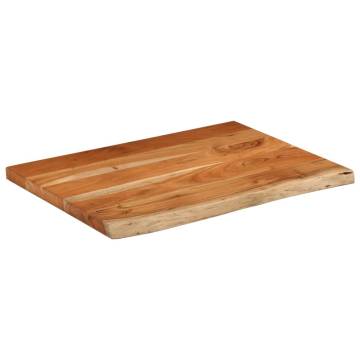 Bathroom Countertop 80x60 cm - Solid Acacia Wood | HipoMarket