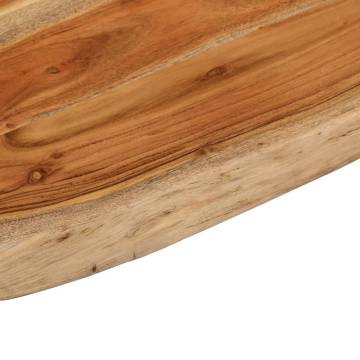 Bathroom Countertop 80x60 cm - Solid Acacia Wood | HipoMarket